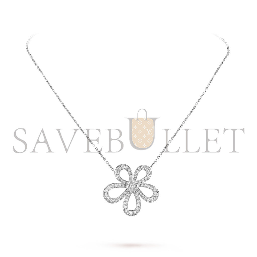 VAN CLEEF ARPELS FLOWERLACE PENDANT VCARP05200